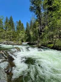 Confluence with Right Hand Fork