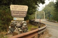Sign for Sauk River Boat Launch