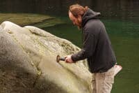 Graffiti Clean Up at Eagle Falls
