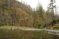 Dropping in to Fish Creek Rapid