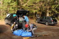At the Ranger Hole Trailhead