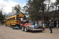 Unloading Gear at El Vado Ranch Put-in