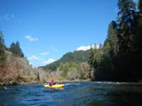 Floating Down Lake Creek