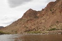 River Left Line at Hydraulic Ditch Dam