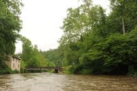 Looking Back Upstream Towards Put-in Bridge