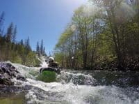 River boarding the Sawyers Bar Run