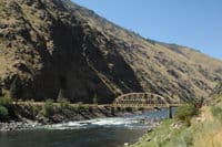 Raft Entering Lake Creek Rapids