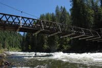 Coming Under Eagle Mountain Pack Bridge