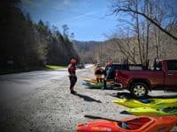 Put-In Parking lot