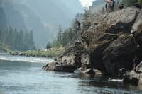 Jump Rock at Johnson Creek Camp
