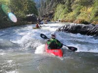 Typical scene below Claiborne Creek