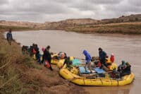 Unloading Boats at North Wash