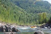 Just Upstream of Screaming Right