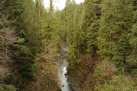 View from the Sitkum Gorge Bridge