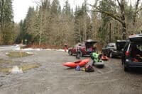 Staging Boats at Boardman Creek