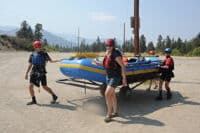 Using the Raft Cart to Portage