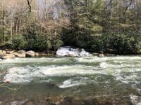 the McClintock Run rapid