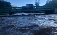 Dolores River at Road 36 Bridge, 4000 cfs (upstream)