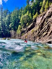 First significant rapid on the upper section