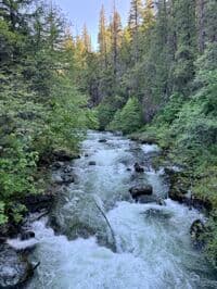 Upstream view from Mule Bridge