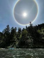 Sun Dog on the Rogue River