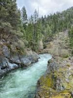 Drop into micro-gorge