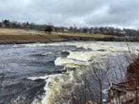 At 9,000 cfs 