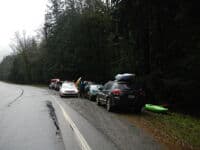 Parking at Split Rock