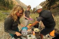 Huevos Rancheros at Upper Devils Teeth Camp