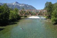 View Looking Downstream from the Index Bridge