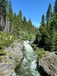 Bedrock gorge rapid