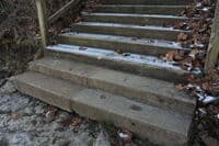 Steps at Raftyard Access