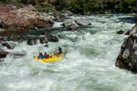 Raft coming through Freight Train