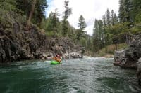 Kayaking Above Helende