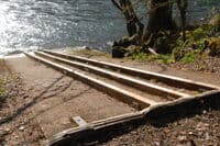 Leaburg Dam Boat Slide