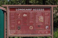 Long Camp Access Sign