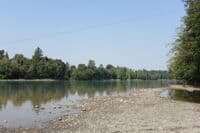 Looking Downstream from Lyman Ferry North