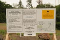 Sign at K’účasčas Access