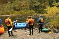 Staging at Hole in the Wall