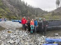 First Sweep Boat Descent Team