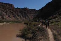 Trail Along River Right to the Dollhouse
