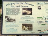 Interpretive panel (left)