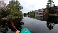 Normal day, downstream of Park st bridge