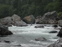 Looking Back Upstream at Boulder Drop