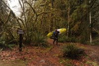 Beach Access in Verlot Campground