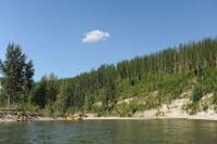 Outfitter Camped in Nyack Flats