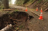 Primary Site of Road Damage
