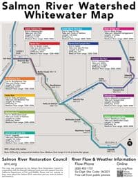 Salmon River Watershed Whitewater Map