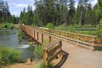 Benham Falls East Trailhead Bridge