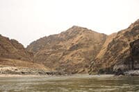 Looking Up the Salmon River from the Confluence